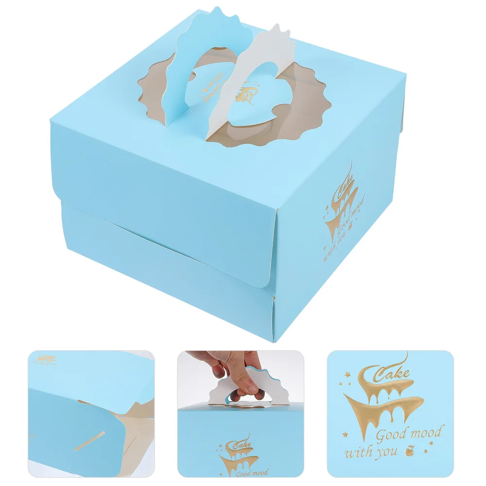 

10pcs Cupcake Carrier Candy Mousse Box Exquisite Cake Holder Dessert Container