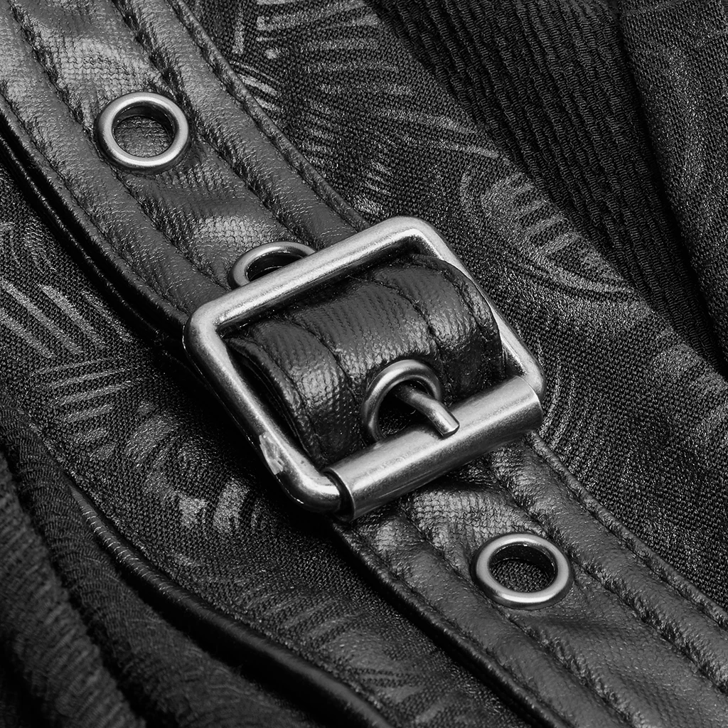 Панк рейв Женские Темно панк японское кимоно Асимметричные регулируемые