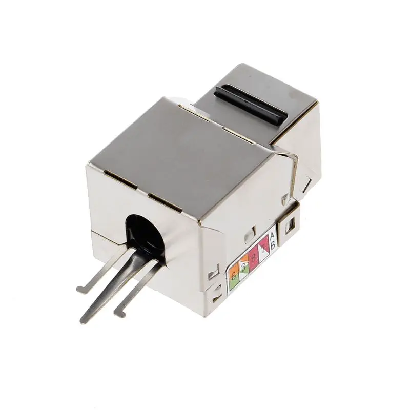 1 шт. 1 шт. RJ45 Keystone Cat6 экранированный FTP медный сплав UTP сетевой модуль Keystone Jack сетевой разъем адаптер информационный разъем