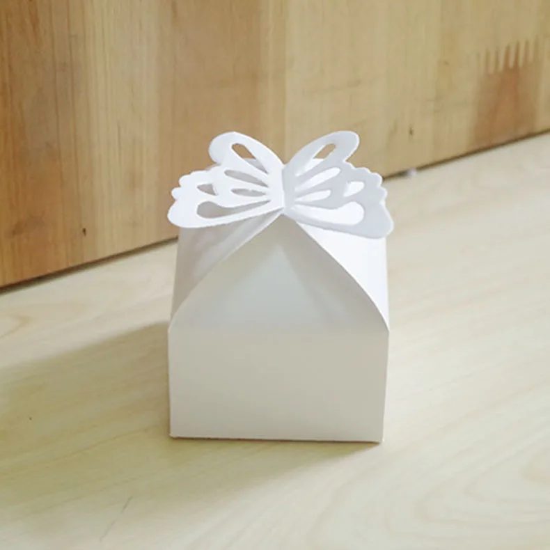 100 шт конфетный пакет упаковочная коробка креативная бабочка конфет на свадьбу
