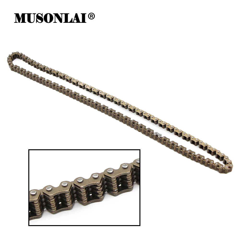 Цепная роликовая цепь для мотоцикла ATV, цепь для Suzuki DR500 DR600 DR650SE SP500 SP600 LTA450X LTA500X Kingquad 450 500 LTF500F