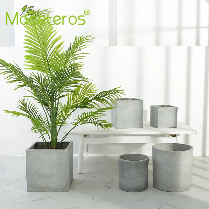 Креативный цементный цветочный горшок в скандинавском стиле комнатный большой
