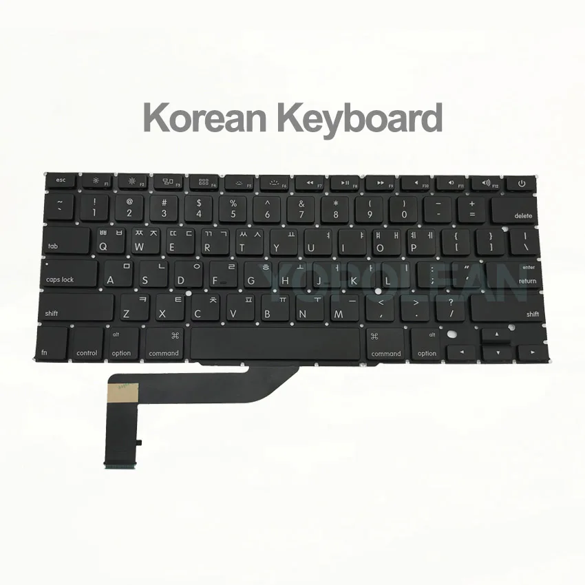 Новая клавиатура A1398 английская американская испанская французская немецкая