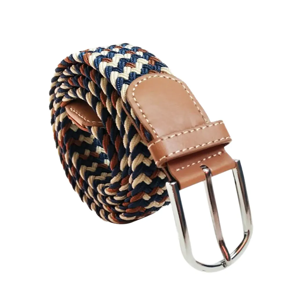 SAGACE многоцветные Новые мужские и женские штырьковые пряжки в полоску Холщовый