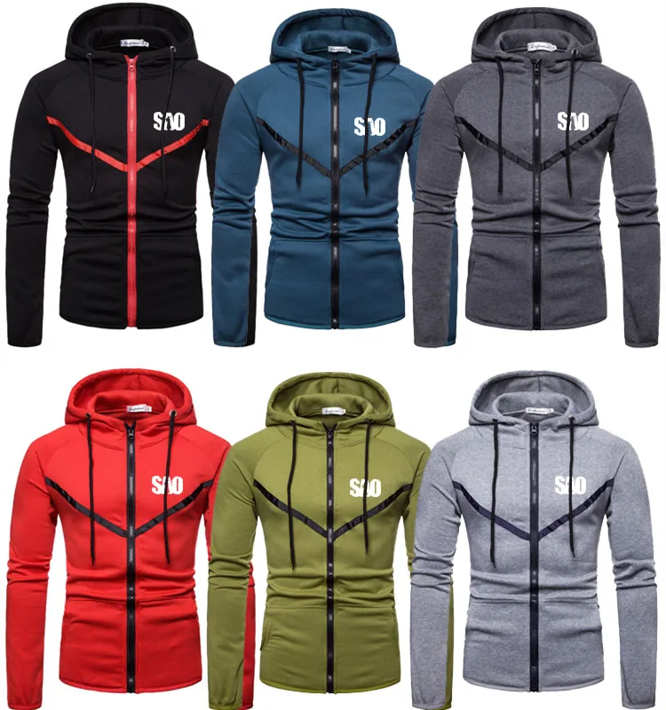 

Толстовка мужская с принтом «Сан-меч», художественный топ с флисовой подкладкой, Лидер продаж, худи с декоративными линиями, Осень-зима