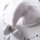 Ручная работа, украшение для детской комнаты с головой животного, декор для комнаты для маленьких девочек и мальчиков, детские мягкие игрушки с изображением слона и лебедя