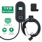 EV Зарядное устройство станция зарядки электромобилей EVSE Wallbox с Тип 2 Cable16A 3-фазный IEC 62196-2 для Audi Mercedes-Benz, умный