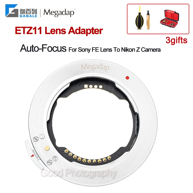 Адаптер для объектива камеры Gabale Megadap ETZ11 Объектива Sony FE к камере Nikon Z с