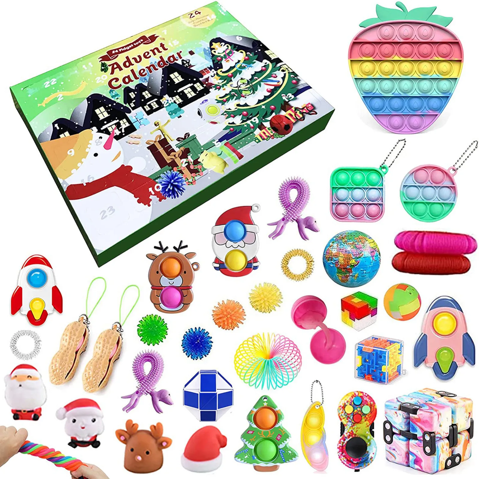 

Fidget Squid Game Antistress Pack Toys For Children Squishy Simple Dimple Anti Stress Adult Sensory Toy Child Stress Relief Gift