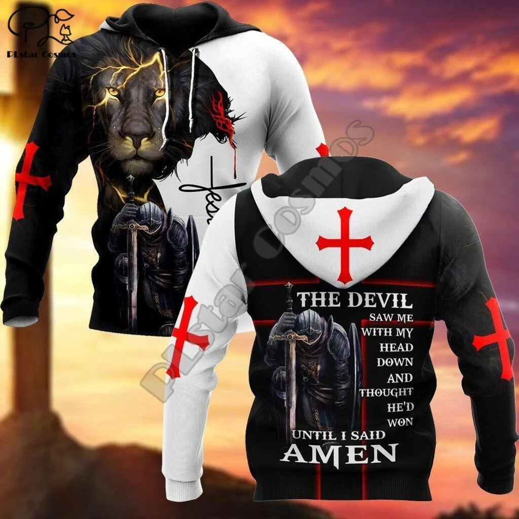 

PLstar Cosmos Jesus Christian 3D Printed 2022 New Fashion Hoodies Sweatshirts Zip Hooded For Men/Women Casual Streetwear J-07