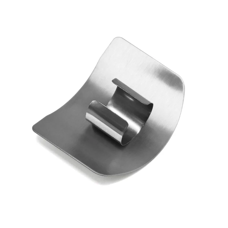 

2 Pcs Finger Guard Stainless Steel Finger Protector Avoid Hurting Cutting Protector For Cutting Kitchen Tool can CSV