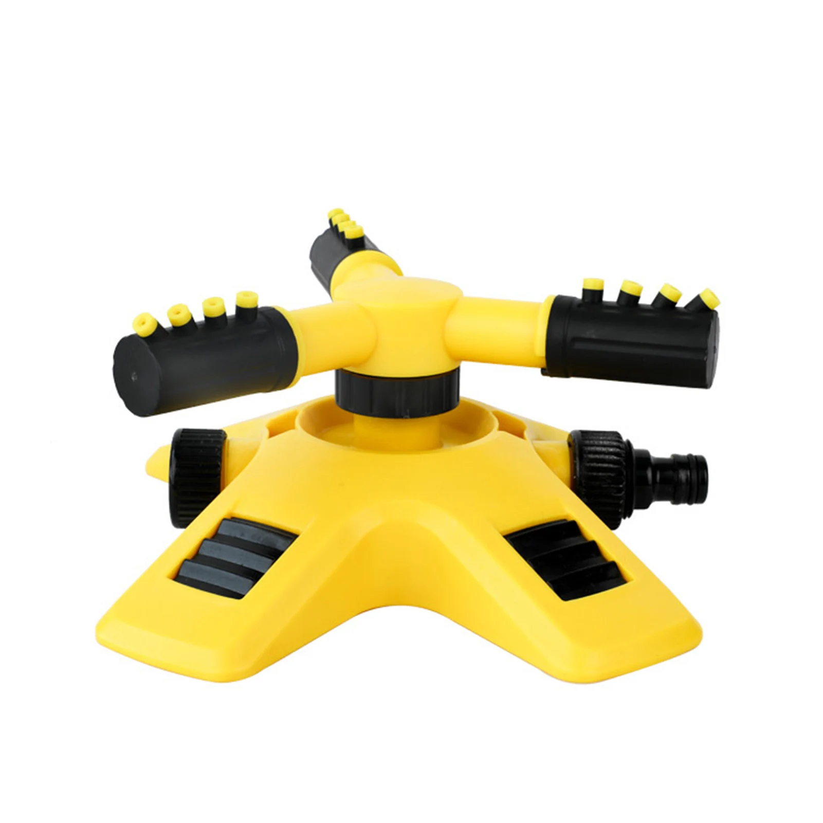 

Agricultural Greenhouse Yard Easy Install Automatic 360 Degree Rotating Adjustable Angle Lawn Sprinkler 3 Nozzles Farm Garden