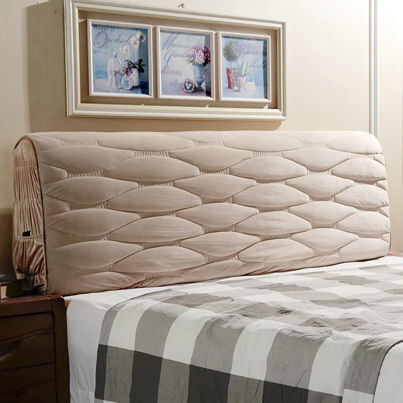 

Новые утепленные Европейский стиль кровать чехол на спинку кровати все-inclusived креплением на спинку кровати защитный кожух кровать задняя за...