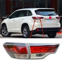 for toyota highlander rear taillight assembly 15 17 18 19 car lampshade left and right turn signal led brake lamp shell