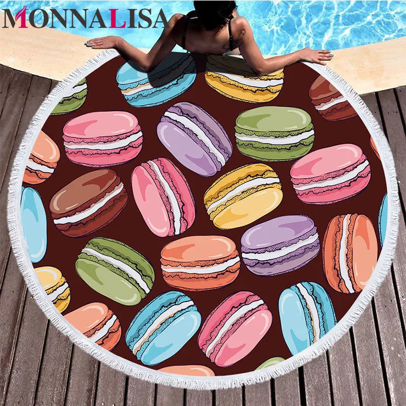 2019 новое летнее круглое пляжное полотенце с кисточками пляжные покрывала банное
