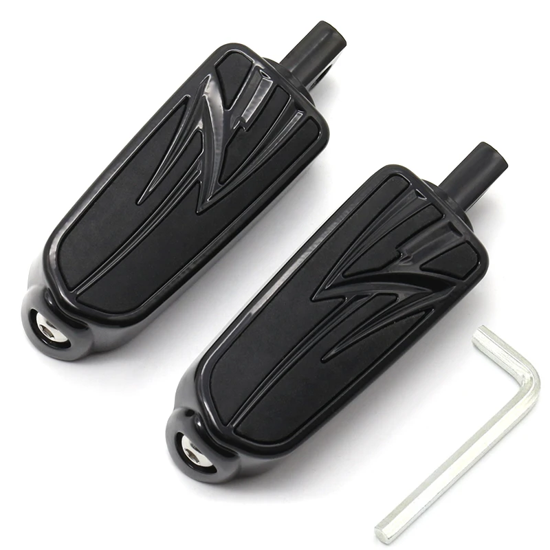 

Universal 10mm Motorcycle Footrest Foot Pegs For Harley Davidson Touring Softail Dyna Front Rear Highway Pegs