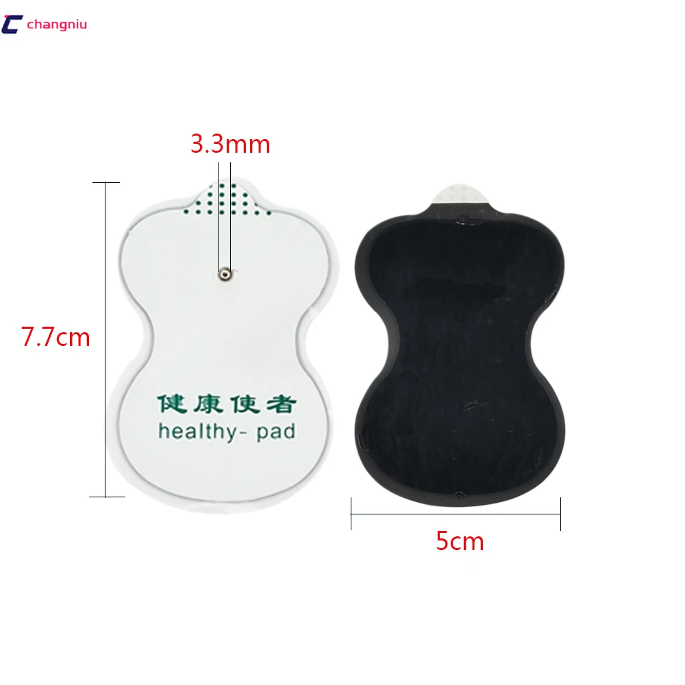 

DHL Freeshipping 5000pcs/lot white Electrode Pads for Tens Acupuncture,Slimming massager , Digital Therapy Machine Massager