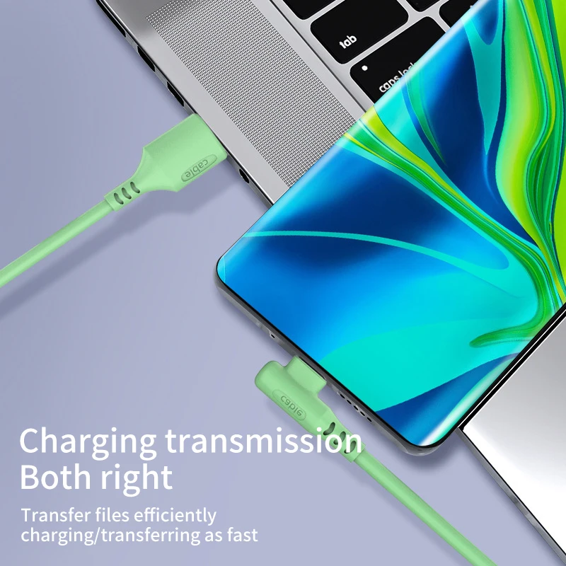 Kebiss (под углом 90 градусов) для кабель передачи данных Micro USB 4A зарядное устройство