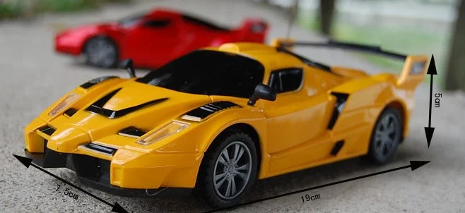 B Беспроводной красный гоночный 1:24 мини RC автомобили Дрифт машина на пульте дистанционного управления игрушки для детей мальчик подарок маленький трюк управляемый автомобиль - Цвет: B