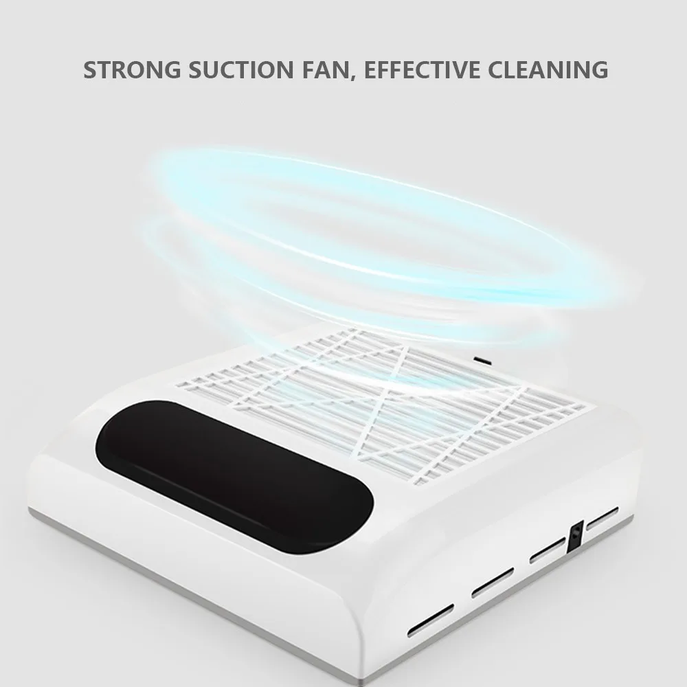 

80W Nail Dust Collector Fan Vacuum Cleaner Manicure Machine Tools With Filter Strong Power Nail Art Tool Nail Vacuum Cleaner