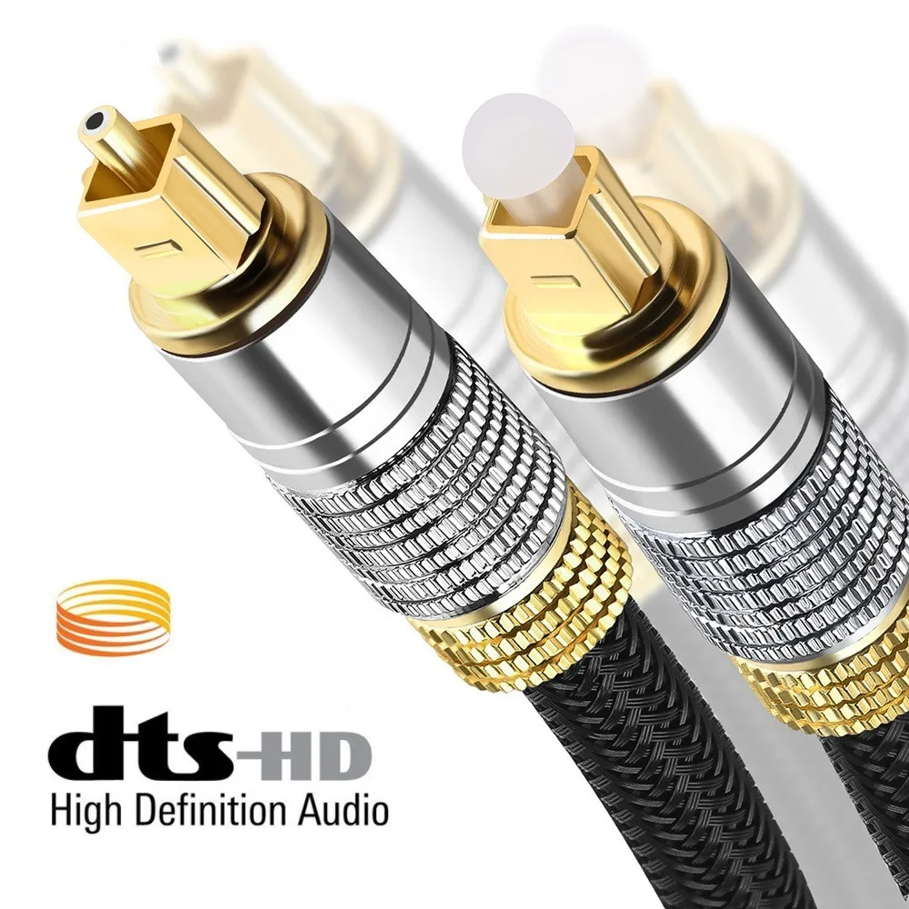 Цифровой оптический аудио кабель Toslink коаксиальный SPDIF Dolby 7 1 Звуковая Панель 5