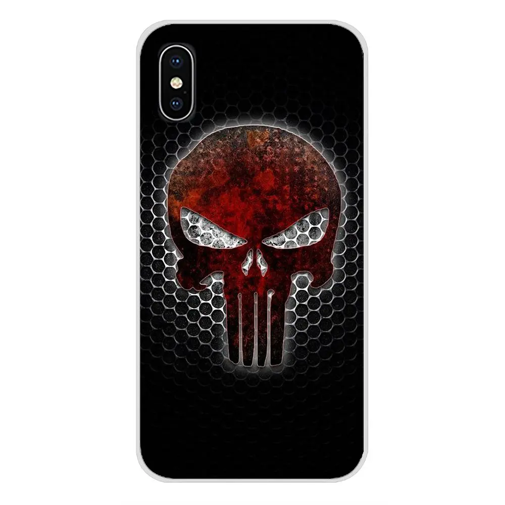 For Samsung Galaxy S3 S4 S5 Mini S6 S7 Edge S8 S9 S10 Lite Plus Note 4 5 8 9 The Punisher Accessories Phone Shell Covers | Мобильные