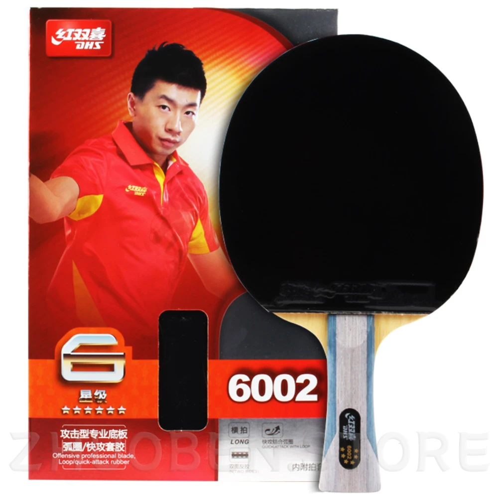 Оригинальная ракетка для настольного тенниса DHS 6002 6006 пинг-понга Ракетки Indoo Sports