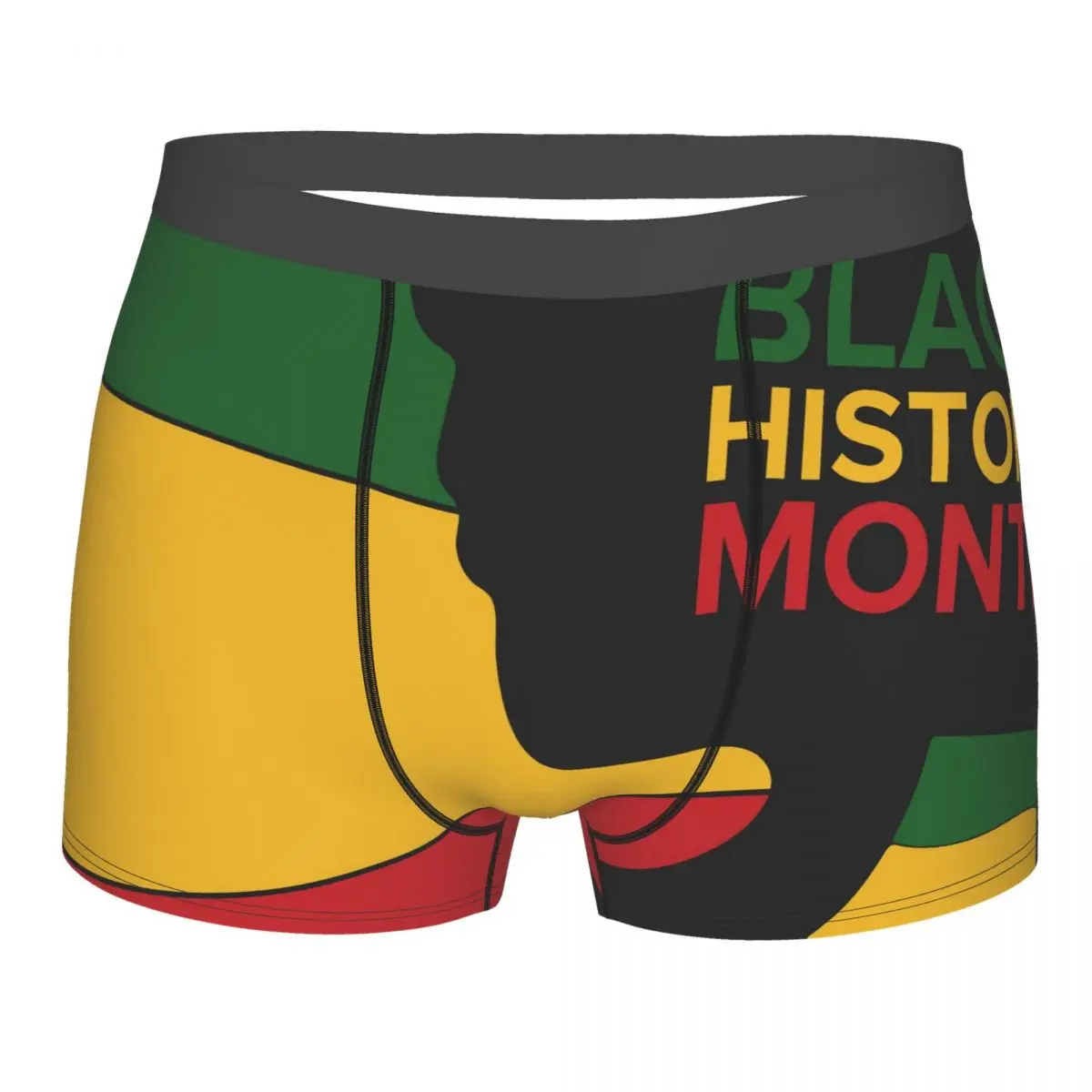 

Mens Boxer Briefs African American History Black History Month Pride Brief Underwear Pouch Soft Man Boys Trunks Underpants