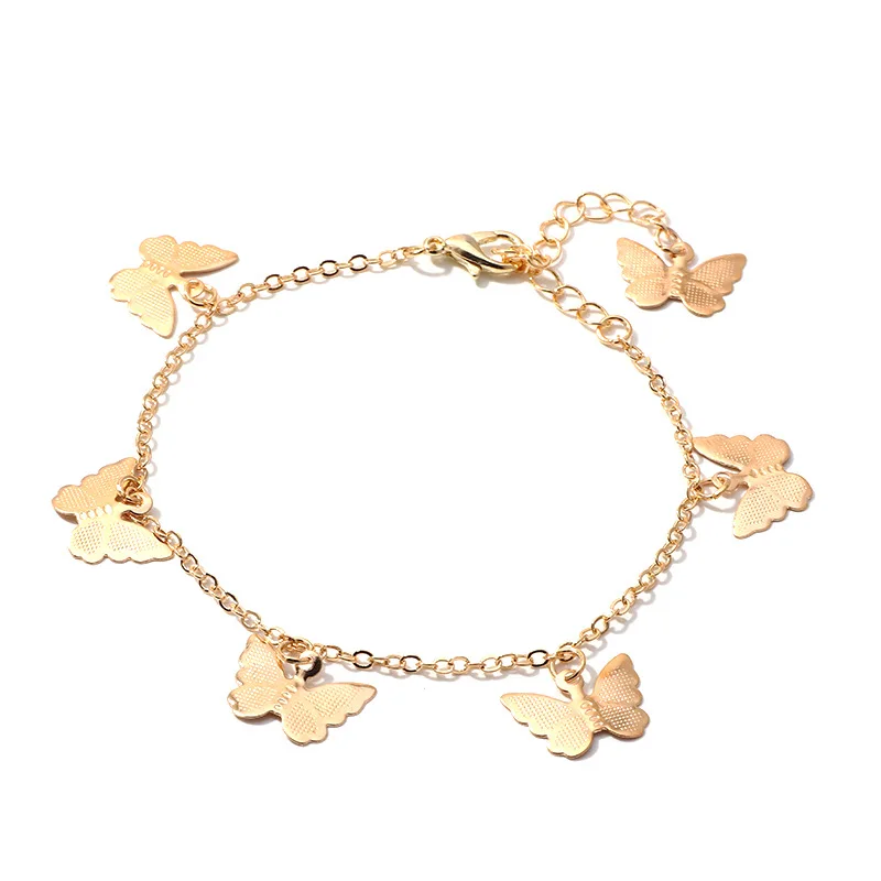 

Simple Necklace Style Cute Animal Butterfly Clavicle Chain Joker Jewelry for Women Long Pendants Necklaces Charms Bijoux