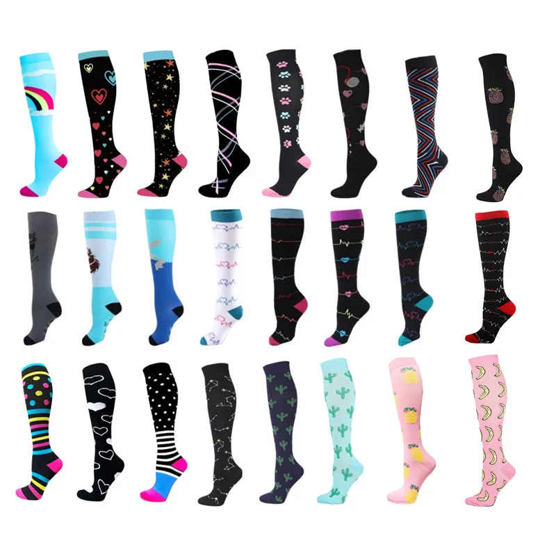 

Compression Stockings Soccer Stocking Sport Socks Men Women Breathable Fitness Outdoor Running Cycling Long Pressure Stockings