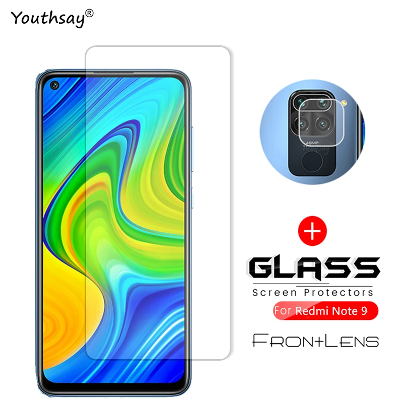 Для Xiaomi Redmi Note 9 Защитное стекло для экрана объектива камеры Note9 закаленное