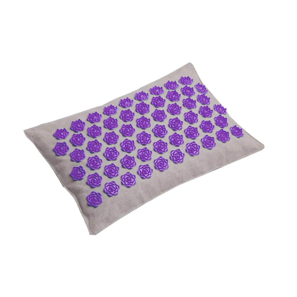 Pillow B Массажный коврик эко ручной работы Лен кокосовое волокно гречневая оболочка коврик для иглоукалывания Подушка с мешком облегчение боли дает энергию массажер - Цвет: Pillow B