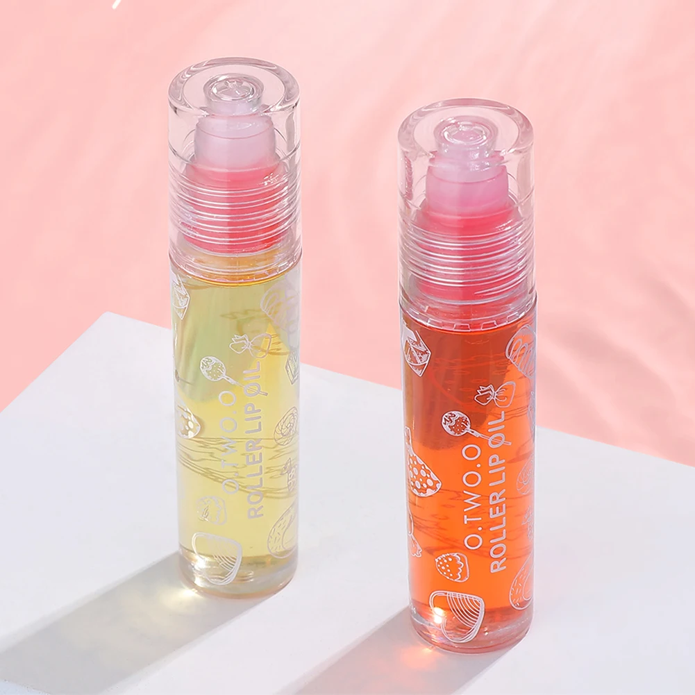 

Lip Glosses Transparent Color Changing Lip Oil Lip Glaze Lip Balm Candy Roll-On Moisturizing Lip Makeup Long-Lasting Lipstick