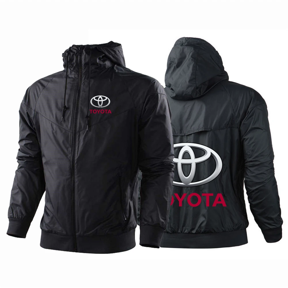 Мужская модная куртка 2021 верхняя одежда для Toyota ветрозащитная Водонепроницаемая