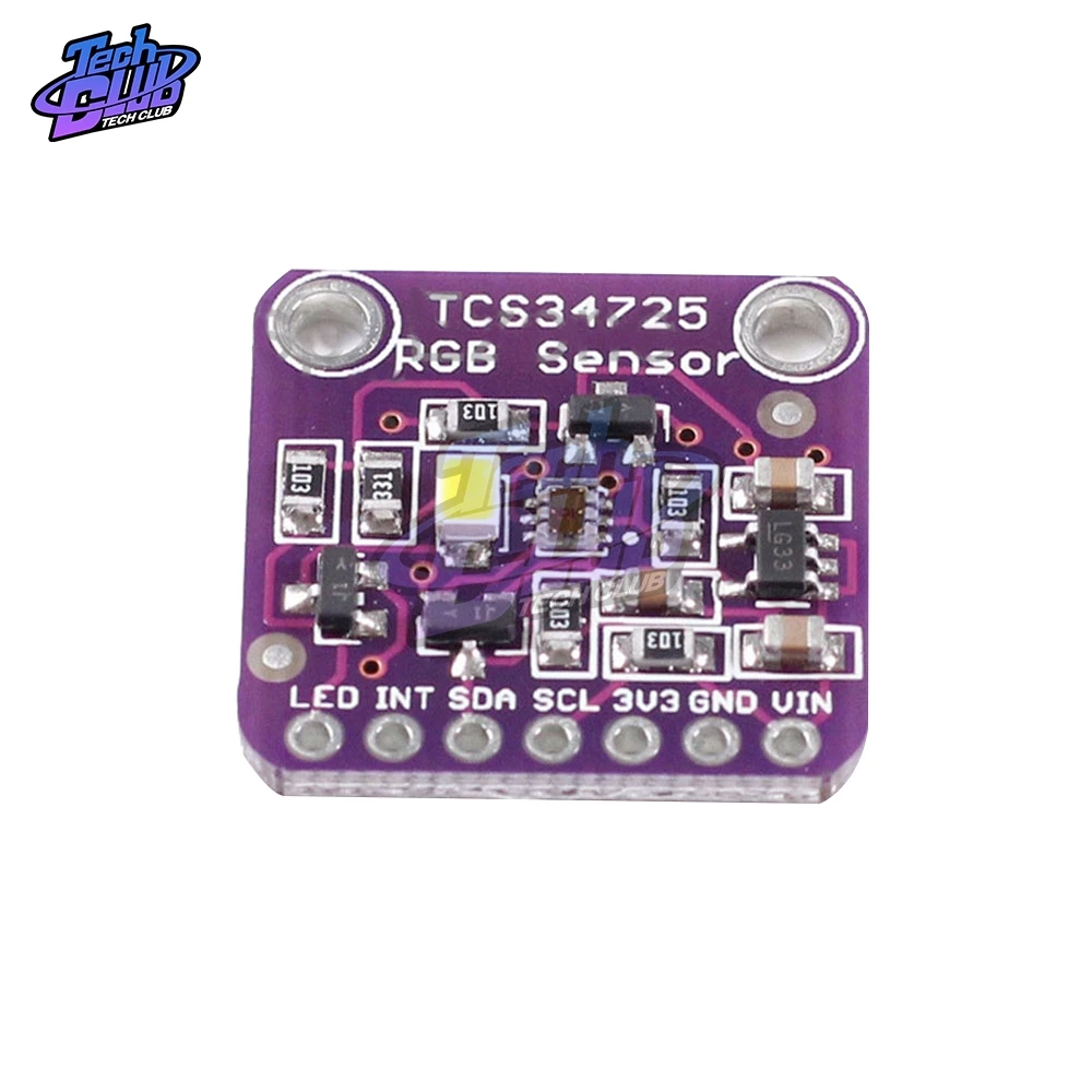 Модуль цветного датчика TCS34725 34725 RGB ИК-фильтр с блокировкой плата для