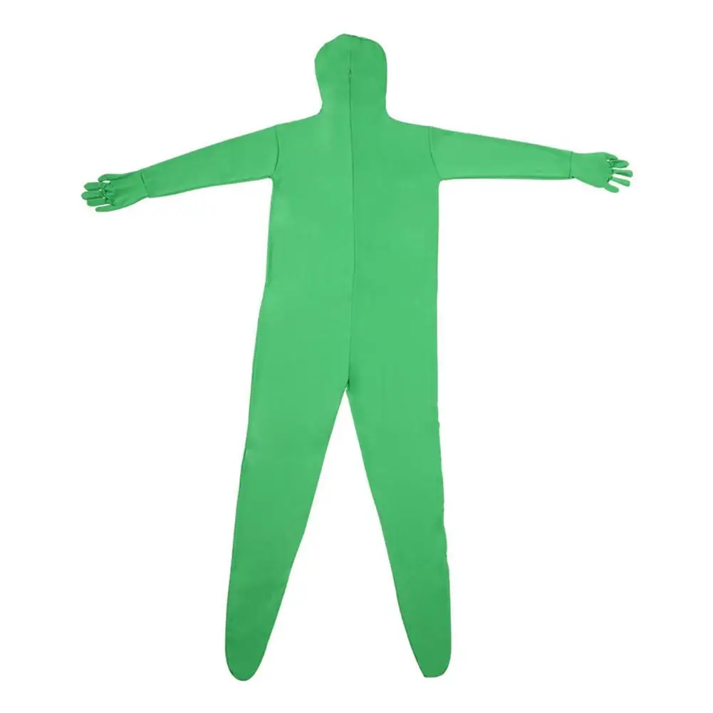 Green Jumpsuit Video Chroma Key Tight Suit Skin Photo Stretchy Body Screen Invisible Effect Photograph Accessory | Электроника