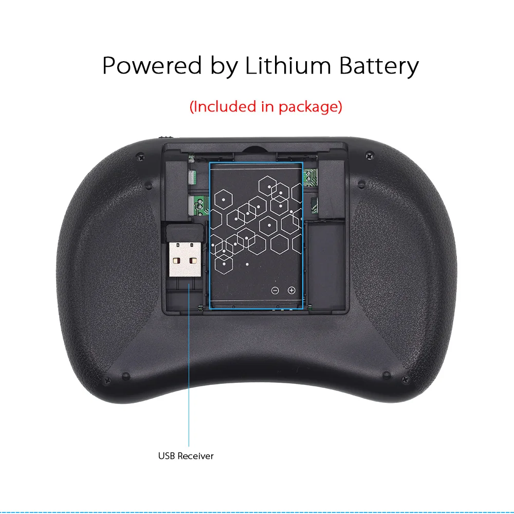 I8 Мини Беспроводная клавиатура Русский Французский Испанский Air mouse с подсветкой с тачпадом для Android tv Box Мини ПК иврит арабский 2,4 ГГц