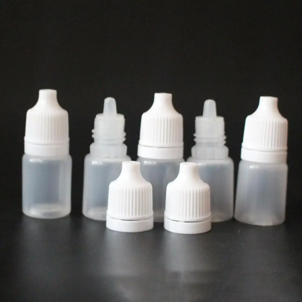 50pcs 5m/10ml/20ml/30ml/50ml/100ml Plastic Eliquid Dropper Bottles Vape juice Bottle with Childproof Cap with10 Funnels | Красота и