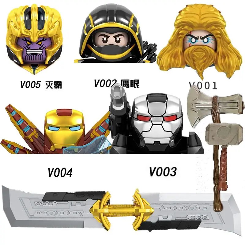 Новые Строительные Блоки Герои война с двойными краями MK машинные фигурки