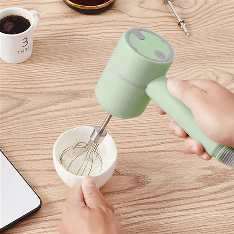 

Electric Milk Frother Egg Beater Kitchen Drink Foamer Whisk Mixer Stirrer Coffee Cappuccino Creamer Whisk Frothy Blend Whisker