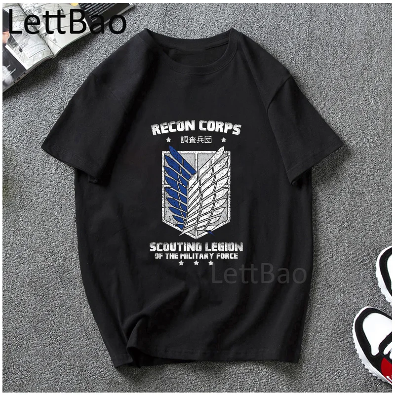 

Attack on Giant Attack on Titan Anime Funny T-shirts Men Women 2021 New Summer T-Shirt Harajuku Aesthetic Short Sleeve Tops Tee