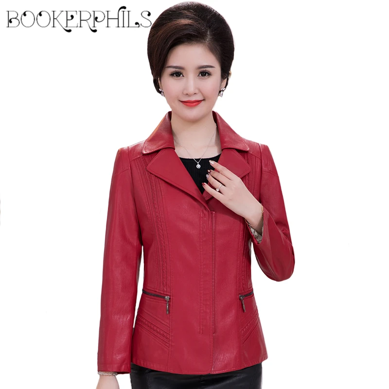 2021 Повседневная женская кожаная куртка зимняя осенняя из искусственной кожи для