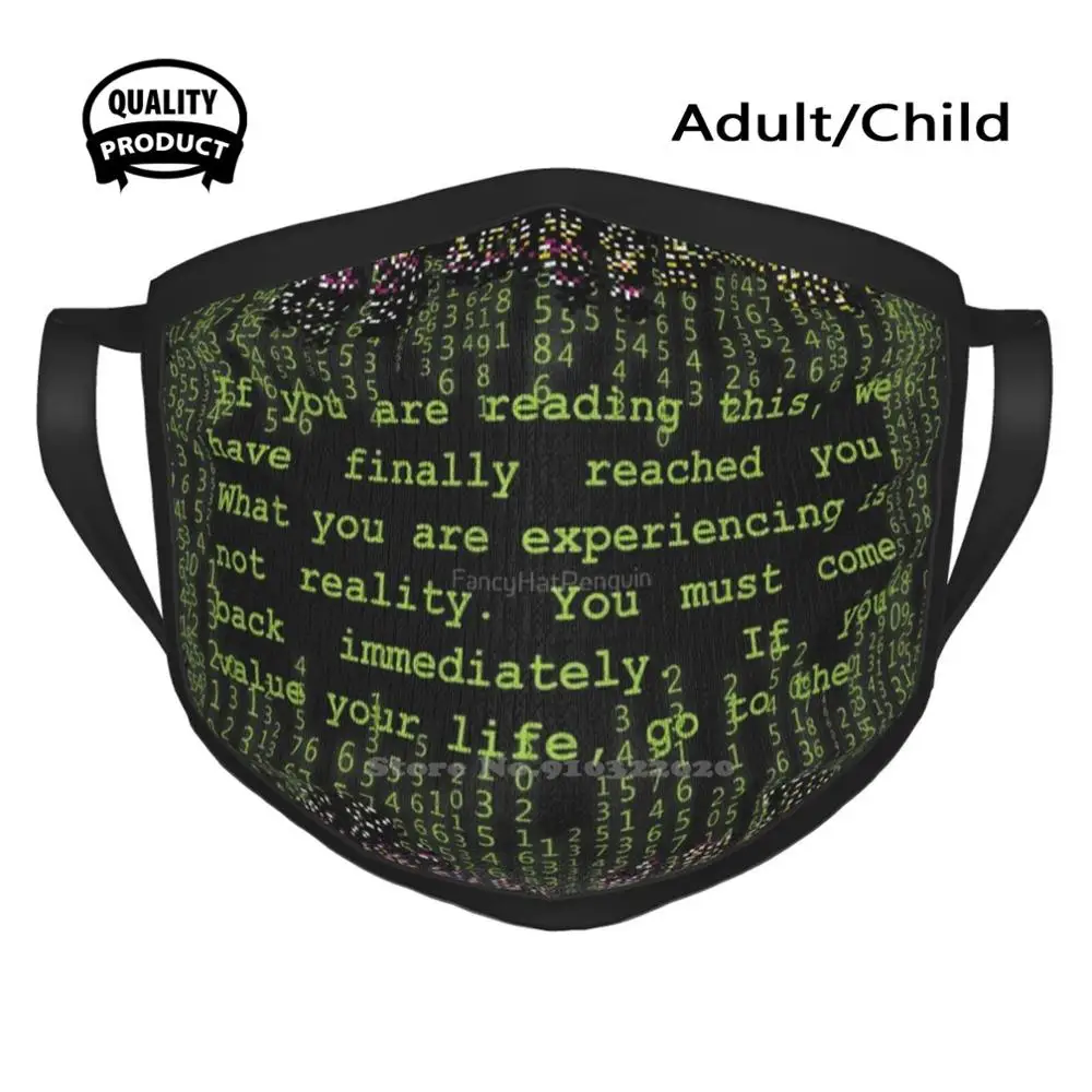 

Матрица глитч зимняя Весенняя маска с принтом рот глитч пиксельные статические коды матрица имитация игры видео игры выход из игры