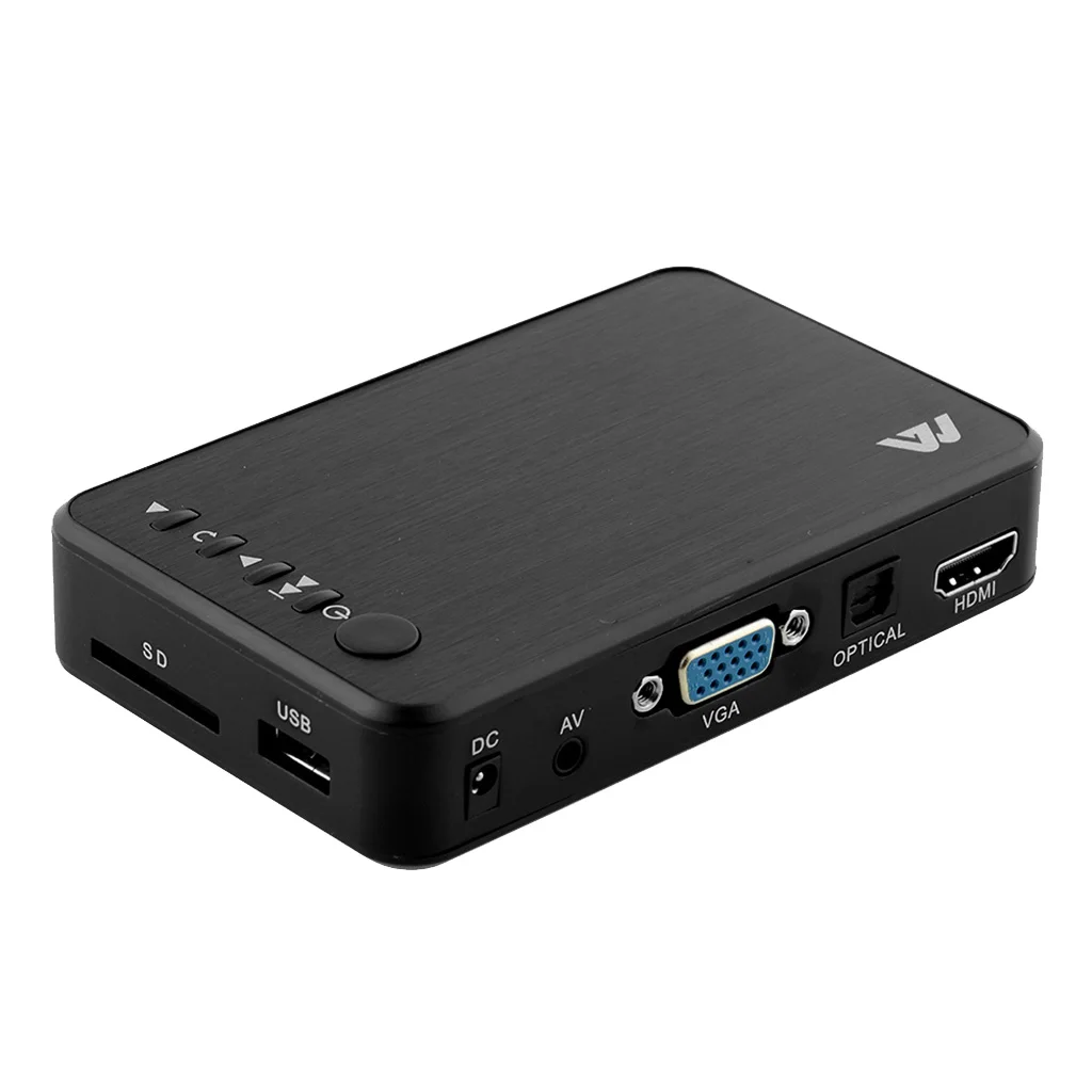 Multi TV Media Player HDMI 1080P HD USB SD MMC RMVB MP3 AVI MKV US Plug | Электроника