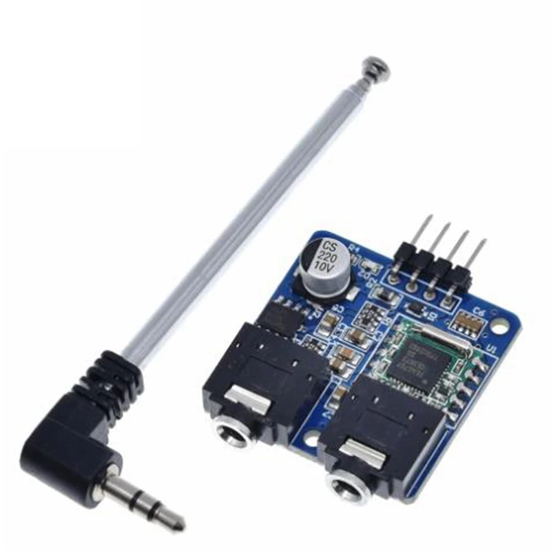 

Радиомодуль TEA5767 для Arduino, 76-108 МГц, с антенной
