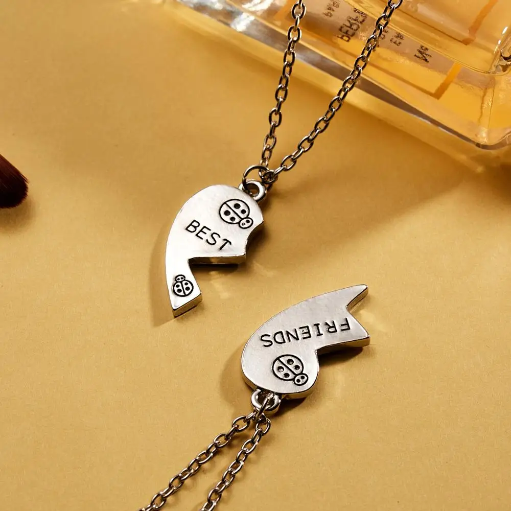 Belleper трендовая Подвеска для лучших друзей ожерелье Радуга разбитое сердце