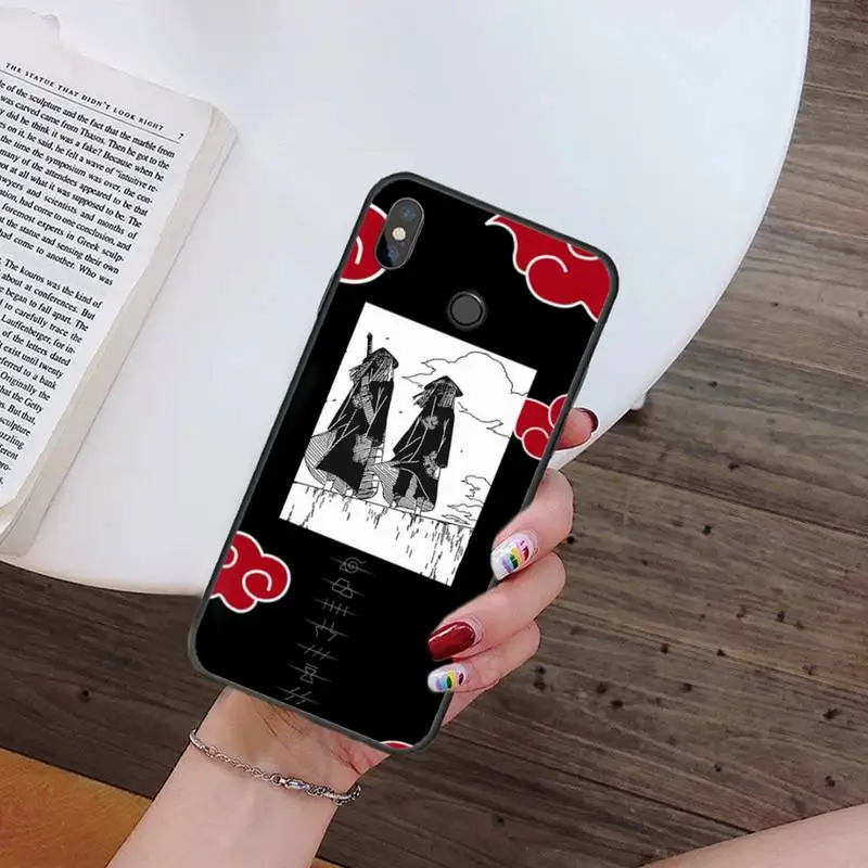 

Black Naruto Anime Phone Case For Xiaomi Redmi 7 9t 9se k20 mi8 max3 lite 9 note 8 9s 10 pro Soft Silicone Shell Cover Funda