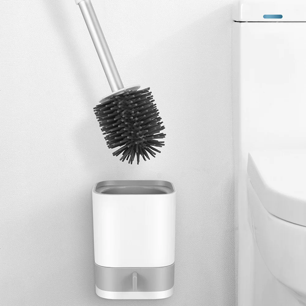 Щетка для ванной и туалета резиновый держатель головки щетка уборки настенная