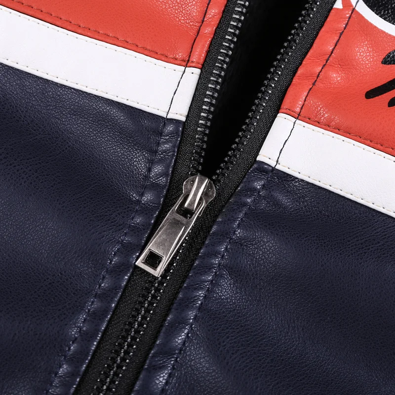 

Brand Winter Mens Leather Jacket Men Fashion Motorcycle PU Leathe Jackets Casual Biker Coat Cool Zipper Fleece Male Jacket
