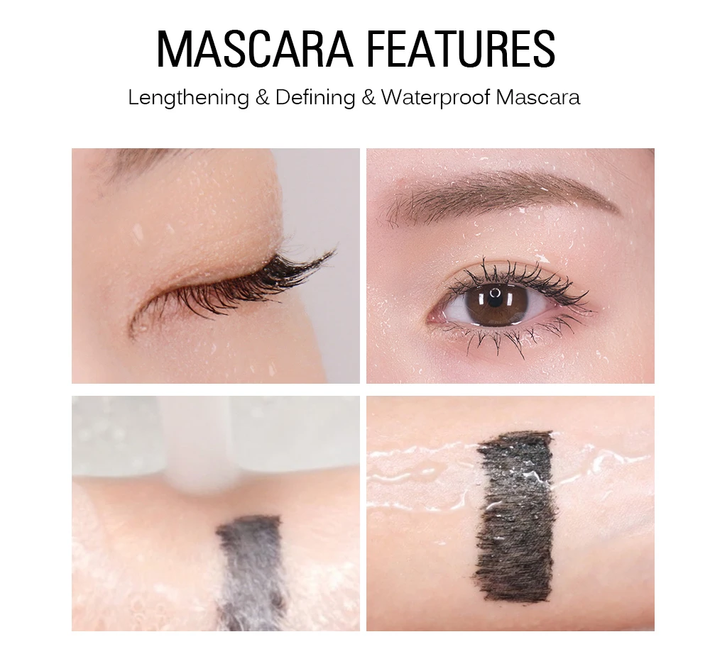SACE LADY makeup 4D Тушь для ресниц водоСТОЙКАЯ Rimel тушь для наращивания ресниц Черная Толстая Удлиняющая косметика для ресниц